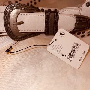 New Free People Ivory Belt